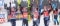 The picture shows four winter athletes from the Viessmann team.